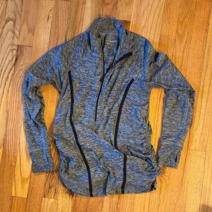 Beyond yoga beyond the bump grey quarter zip